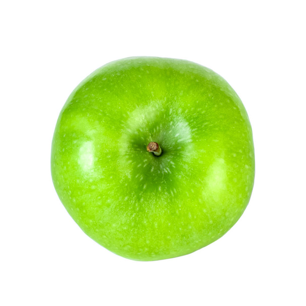 Free Photo  Top view of fresh organic green apples on white plate