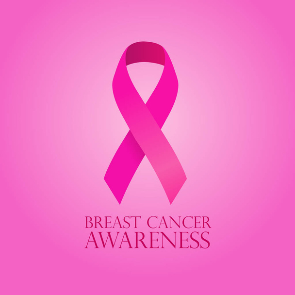 Εικόνα φορέα ευαισθητοποίησης για τον καρκίνο του μαστού. - Διάνυσμα, εικόνα