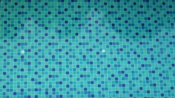 Top view of the surface of a swimming pool or water texture Ocean - Footage, Video