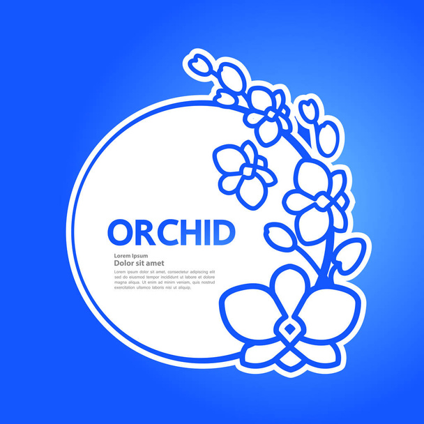 Premium Grand Orchid design koncepció vektor illusztráció.  - Vektor, kép