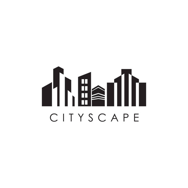 Cityscape logo design vector template - Vector, Image