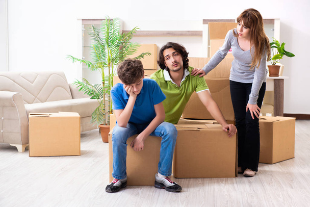 Young family moving to new flat - Photo, Image