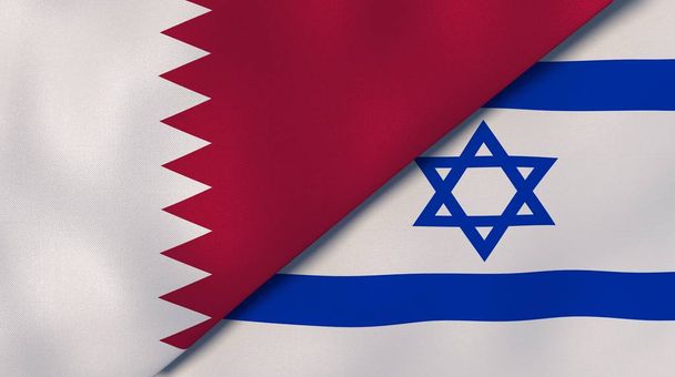 Banderas nacionales de Qatar Israel. Noticias, reportajes, antecedentes empresariales
 - Foto, imagen