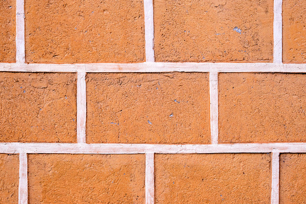 Background from a red brick wall - Фото, зображення