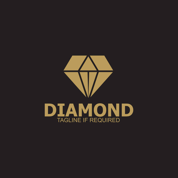 ダイヤモンドロゴデザインベクターテンプレート - ベクター画像
