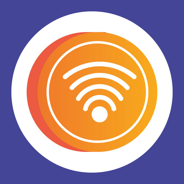 Wifi-Verbindung Signal-Symbol - Vektor, Bild