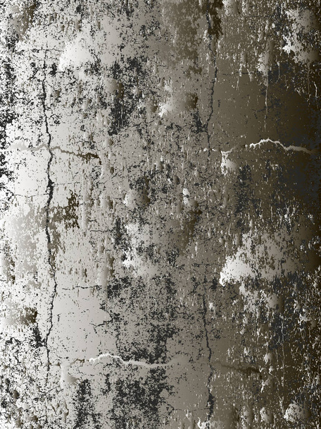 Textura superpuesta angustiada de metal pelado oxidado - Vector, Imagen