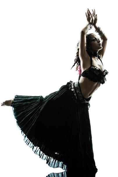 arabic woman belly dancer dancing - 写真・画像