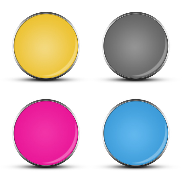 Glossy web buttons - Photo, Image