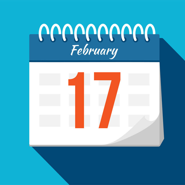 Calendar icon. Calendar Date - February. Planning. Time manageme - Foto, imagen