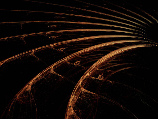 fond fractal abstrait brun illustration de rendu 3d
 - Photo, image