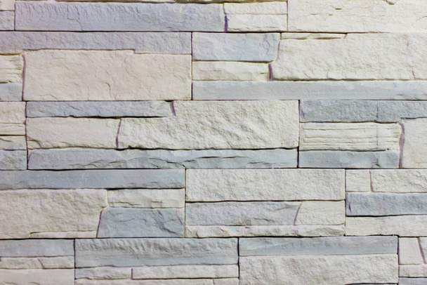 light gray stone wall. horizontal architecture wallpaper - 写真・画像