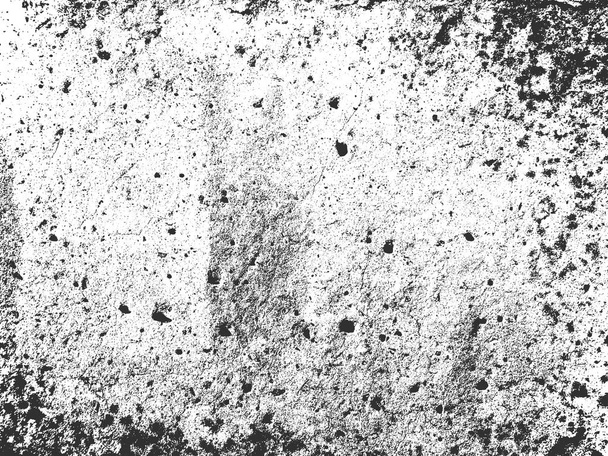 Stará popraskaná betonová vektorová struktura. Černobílé grunge pozadí. Kámen, asfalt, sádra, mramor. - Vektor, obrázek
