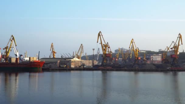 Odessa Frachtseehafen - Filmmaterial, Video