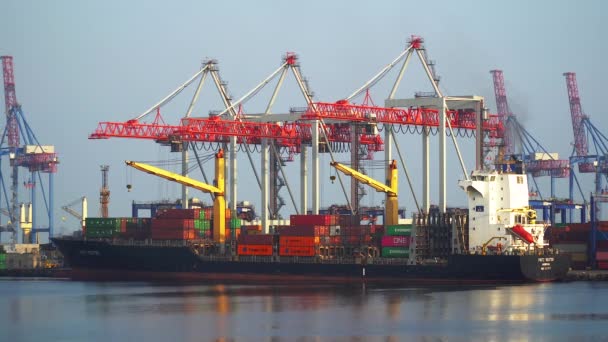 Odessa nákladní námořní přístav - Záběry, video