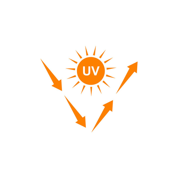 Ultra viola ray protezione emblema logo disegno vettoriale illustrati
 - Vettoriali, immagini
