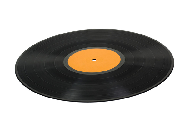 Close-up of a gramophone record - Foto, Bild