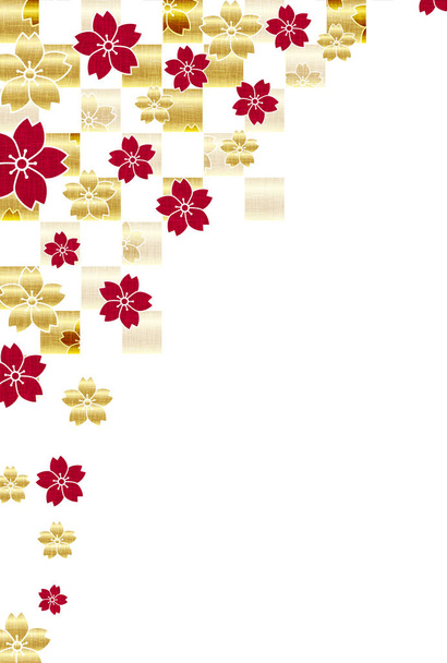 Ανθισμένα άνθη κερασιάς φόντο άνοιξη - Διάνυσμα, εικόνα