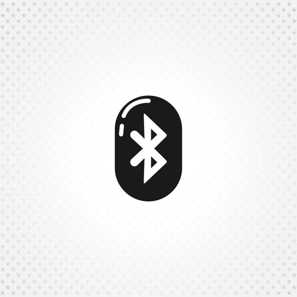 bluetooth icon on white background - Vector, Image