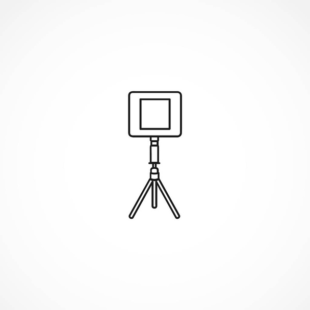 icono del proyector sobre fondo blanco
 - Vector, Imagen
