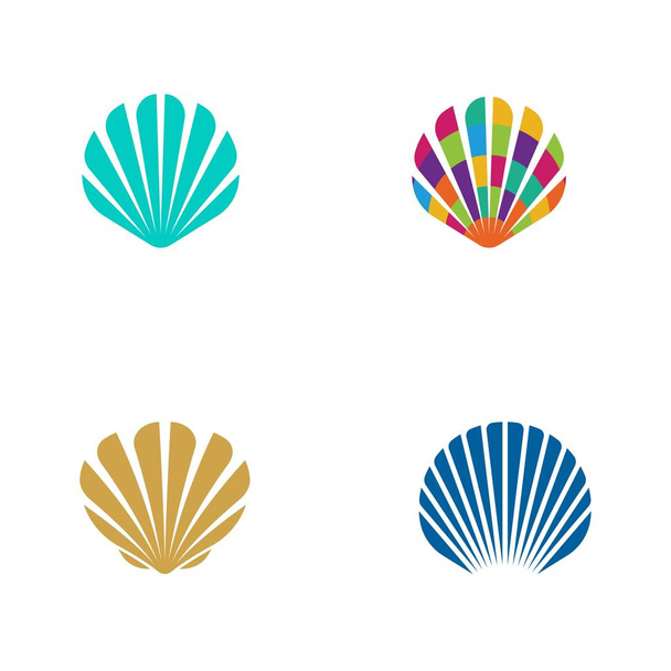 Shell vector icon illustration - Vector, Image