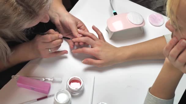 Woman in a nail salon - Footage, Video