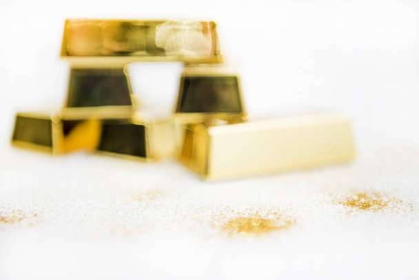 Gold trading concept. Abstract photo of gold. - Φωτογραφία, εικόνα