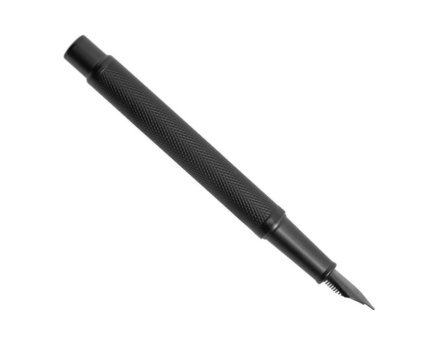 modern fountain pen isolated on a white - Fotó, kép