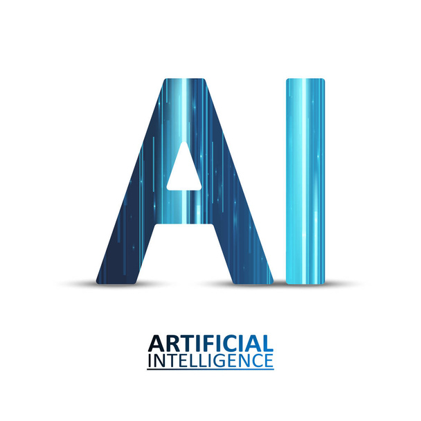 Illustrazione intelligenza artificiale - Vettoriali, immagini