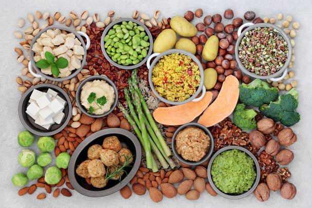 Terveellistä ruokaa vegaaneille Fitness
 - Valokuva, kuva