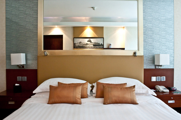 Hotel Bed - Fotoğraf, Görsel