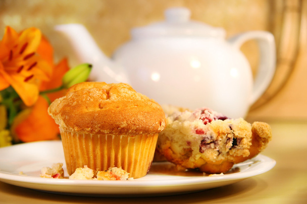 Cranberry muffins for breakfast - Photo, Image