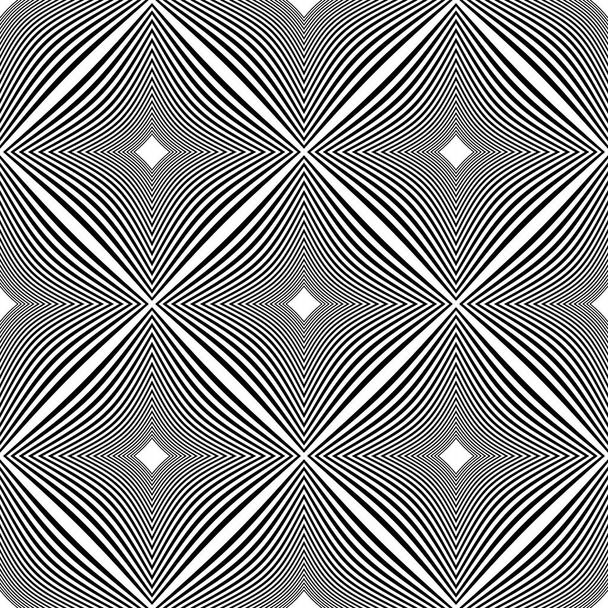 Seamless convex checked pattern. Lines texture. - Vector, Image