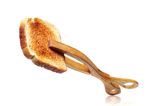 Tahta Maşa ile tost ekmeği - Fotoğraf, Görsel