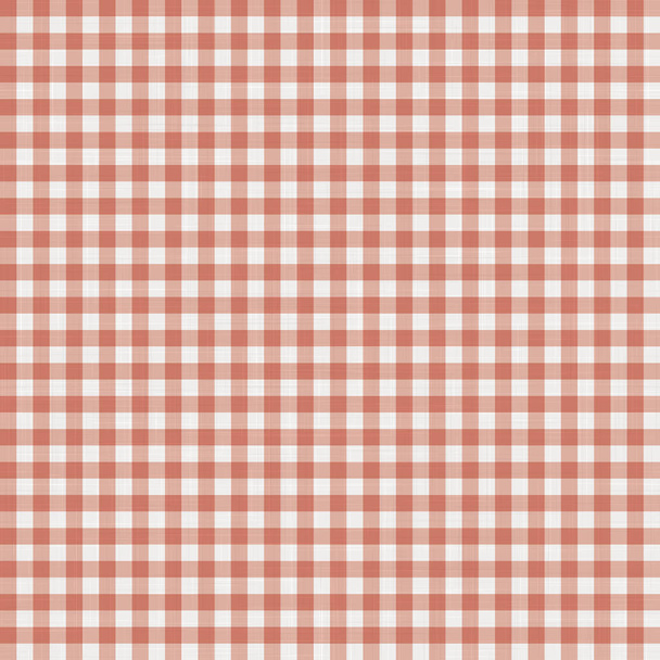 Dishcloth Gingham Seamless Vector Repeat Pattern Background. Red and White Classic Table Cloth and Kitchen Cooking Rag Textile Fabric. Vector Eps 10 Tile - Vector, Image