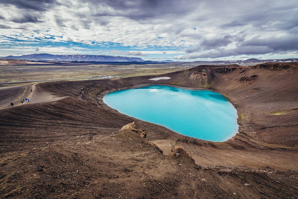 Cráter Viti en Islandia
 - Foto, imagen