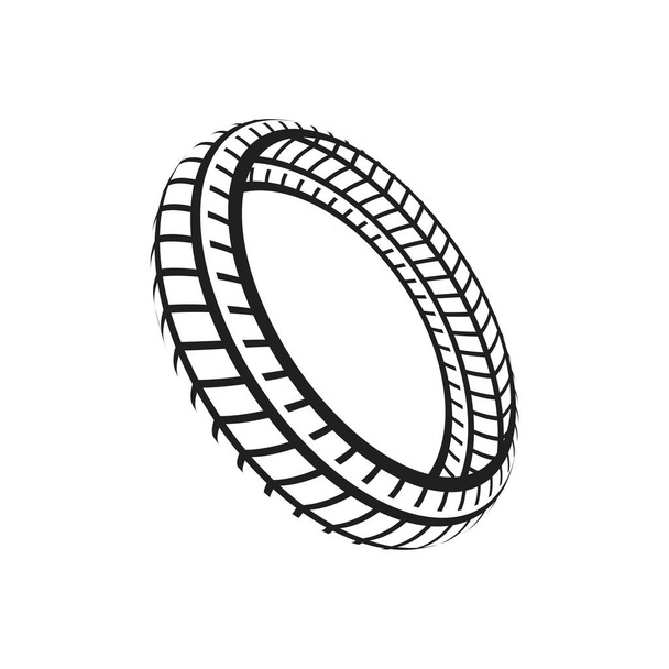 Ilustração do ícone do vetor de pneu
 - Vetor, Imagem