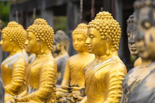 Buddha szobor thai templomban. - Fotó, kép