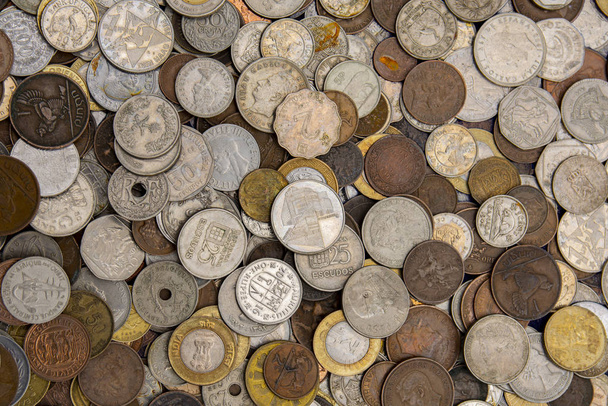 Münzen Hintergrund - Foto, Bild