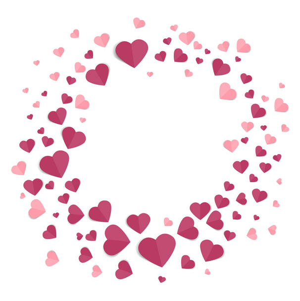 Background with hearts - Vector, Image