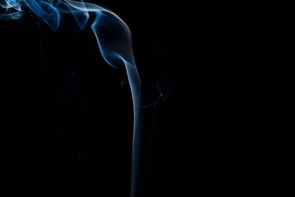 Colored smoke on a black background - Φωτογραφία, εικόνα