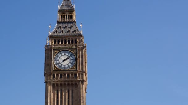 Timelapse of Big Ben during the day showing the creeping shadow of the sun - Footage, Video