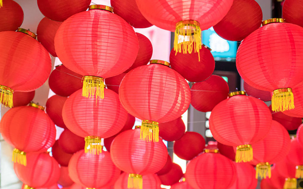 Chinese lanterns during new year festival - Photo, Image