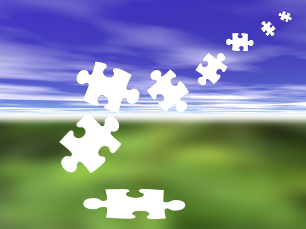 Puzzle fond
 - Photo, image