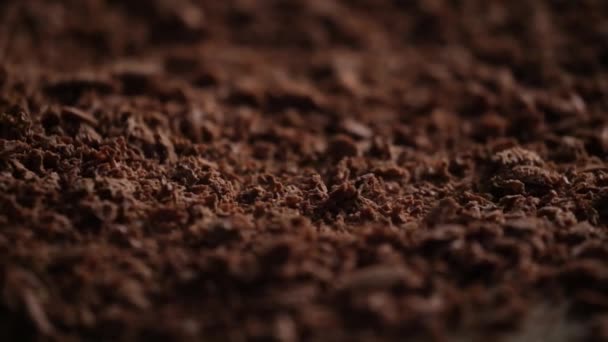 Sweet grated chocolate - Imágenes, Vídeo
