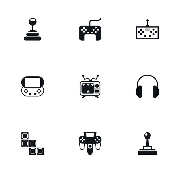 Bündel von Videospielsymbolen - Vektor, Bild