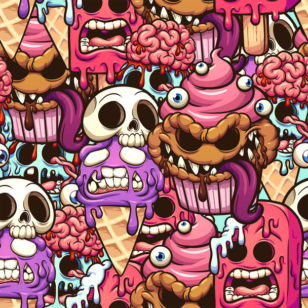 Monstros de sobremesa
 - Vetor, Imagem