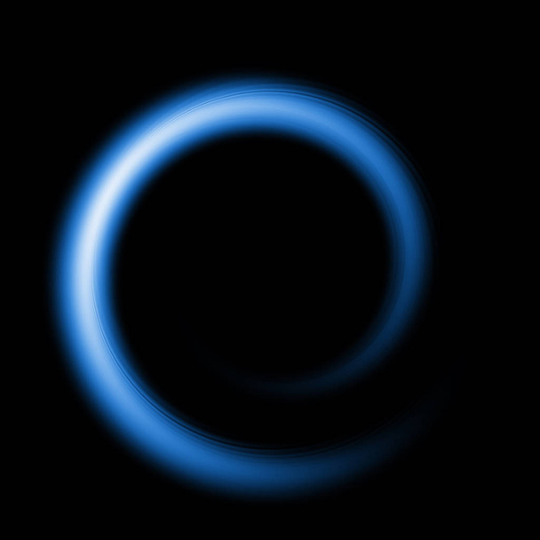Um fundo preto com uma curva azul
 - Foto, Imagem
