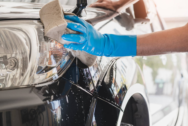 Car care cleaning. - Foto, Imagem