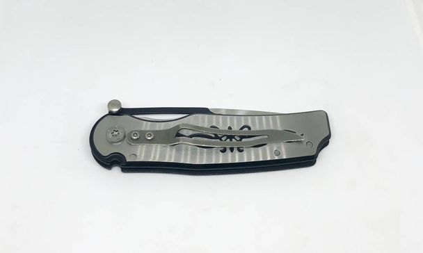 Různé modely kapesní nůž, bílé pozadí - Fotografie, Obrázek